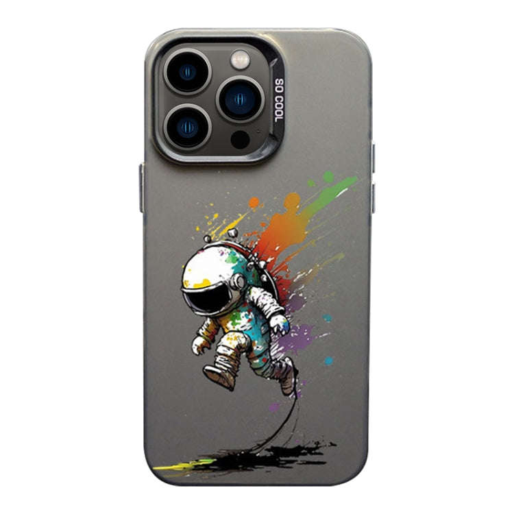 Color Ink Frosted PC+TPU Phone Case, For iPhone 14 Pro, For iPhone 14 Pro Max, For iPhone 13 Pro Max