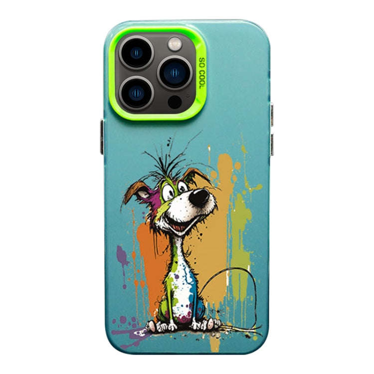 Color Ink Frosted PC+TPU Phone Case, For iPhone 14 Pro, For iPhone 14 Pro Max, For iPhone 13 Pro Max