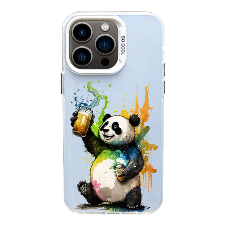 Color Ink Frosted PC+TPU Phone Case, For iPhone 14 Pro, For iPhone 14 Pro Max, For iPhone 13 Pro Max