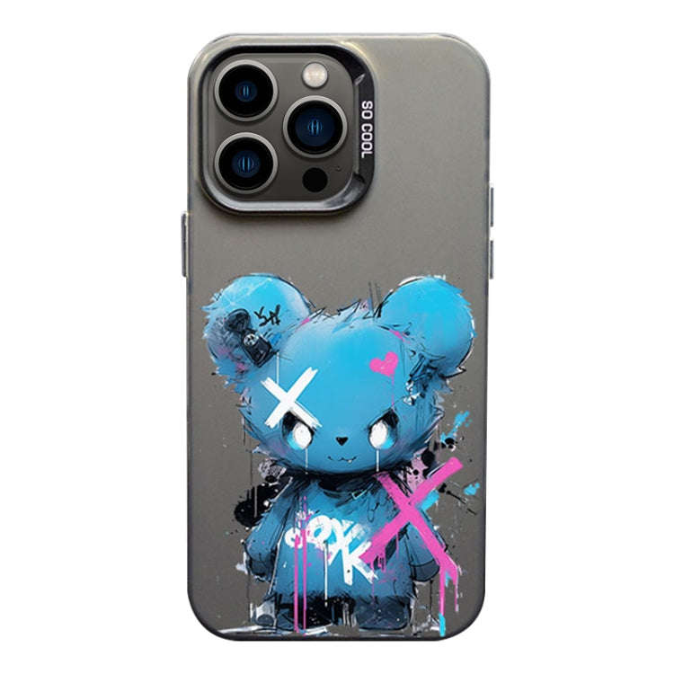 Color Ink Frosted PC+TPU Phone Case, For iPhone 14 Pro, For iPhone 14 Pro Max, For iPhone 13 Pro Max