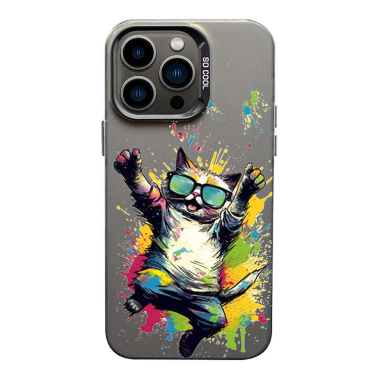 Color Ink Frosted PC+TPU Phone Case, For iPhone 14 Pro, For iPhone 14 Pro Max, For iPhone 13 Pro Max