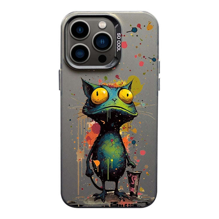 Color Ink Frosted PC+TPU Phone Case, For iPhone 13 Pro, For iPhone 13, For iPhone 12