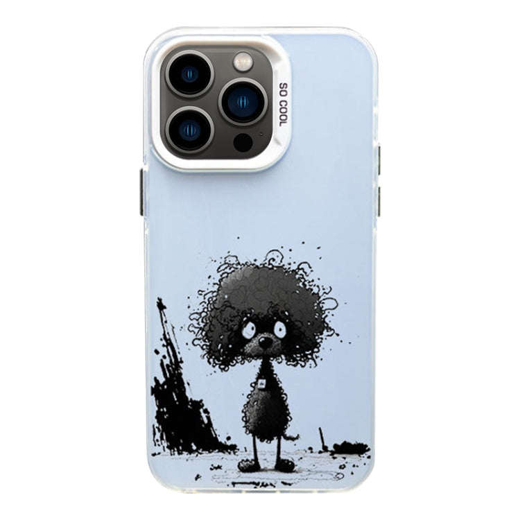Color Ink Frosted PC+TPU Phone Case, For iPhone 13 Pro, For iPhone 13, For iPhone 12