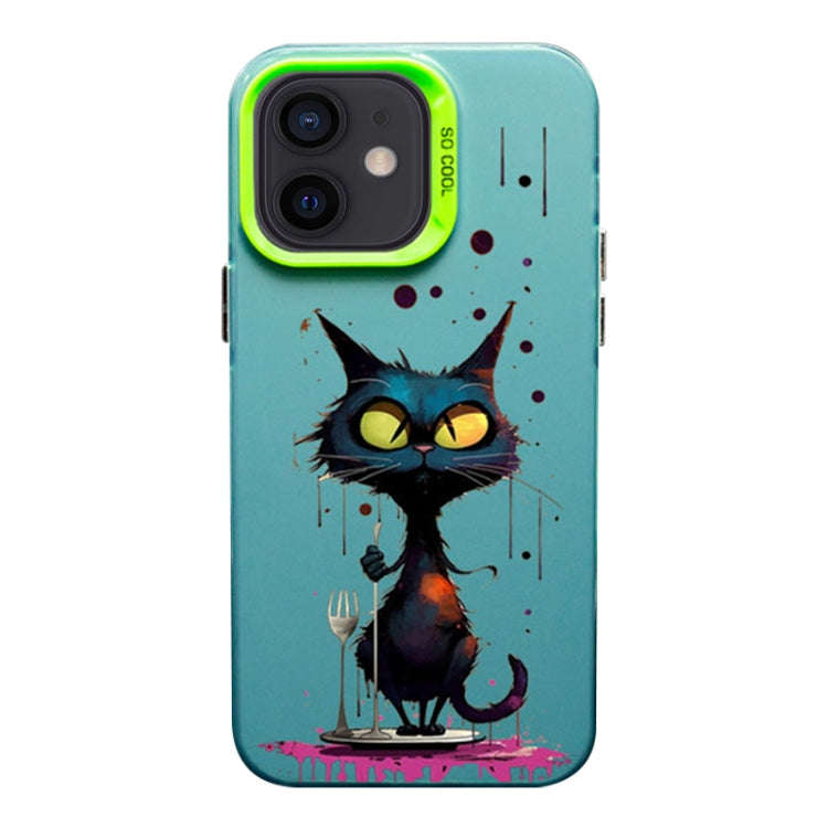 Color Ink Frosted PC+TPU Phone Case, For iPhone 13 Pro, For iPhone 13, For iPhone 12