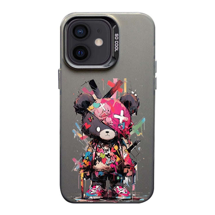 Color Ink Frosted PC+TPU Phone Case, For iPhone 13 Pro, For iPhone 13, For iPhone 12