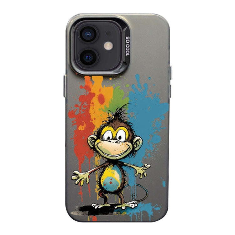 Color Ink Frosted PC+TPU Phone Case, For iPhone 13 Pro, For iPhone 13, For iPhone 12