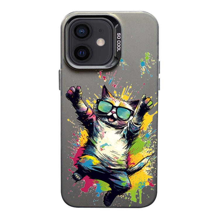 Color Ink Frosted PC+TPU Phone Case, For iPhone 13 Pro, For iPhone 13, For iPhone 12