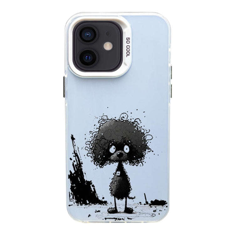 Color Ink Frosted PC+TPU Phone Case, For iPhone 13 Pro, For iPhone 13, For iPhone 12