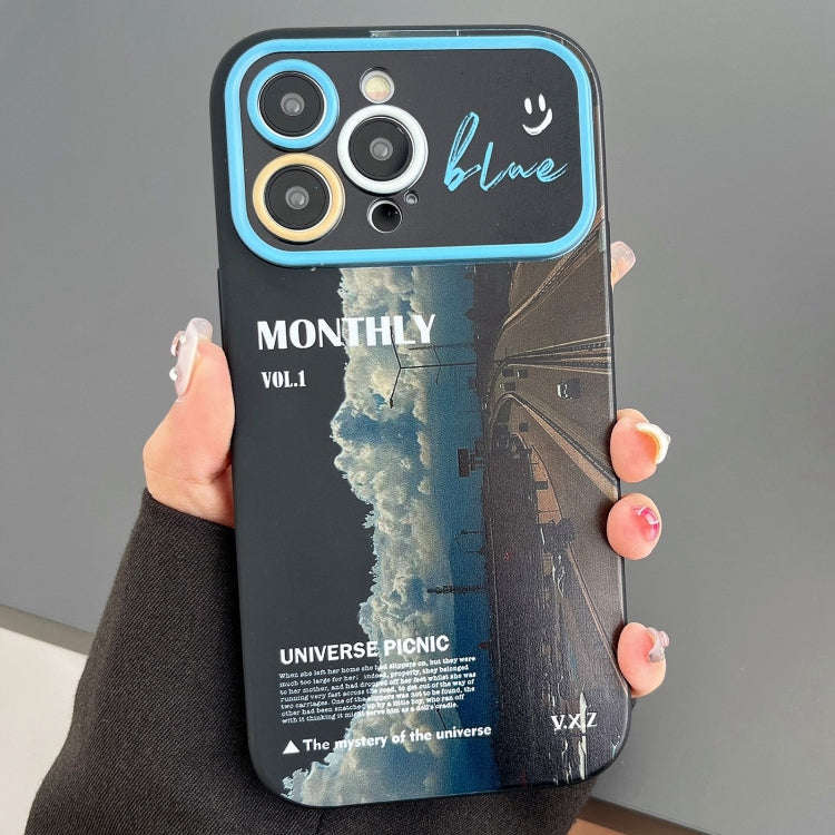 Scenery Pattern Large Window TPU Phone Case, For iPhone 15 Pro Max, For iPhone 15 Pro, For iPhone...