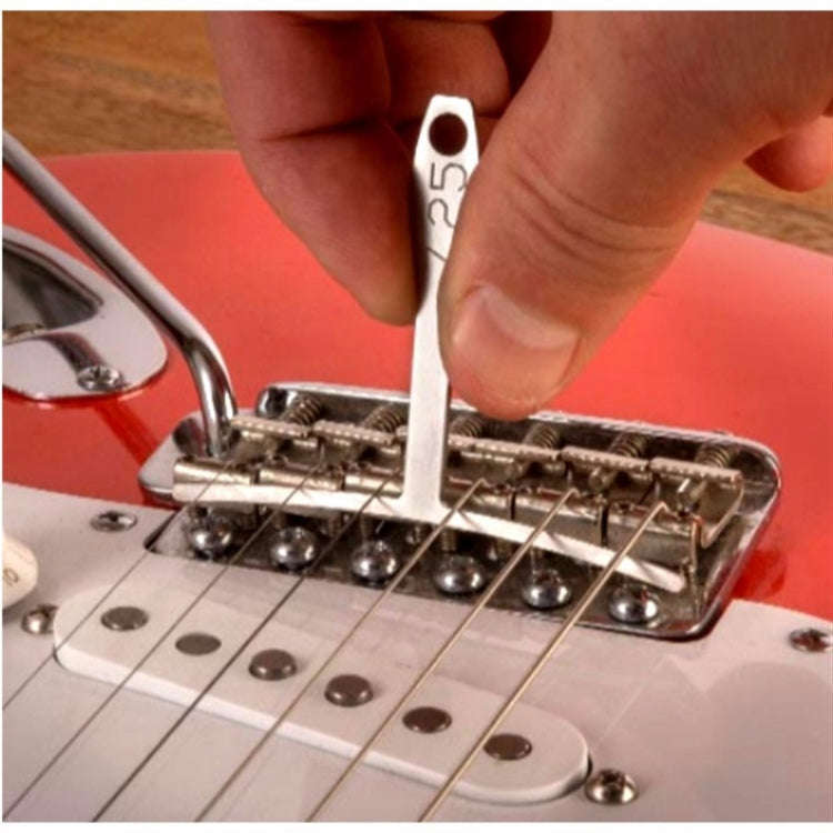 9 in 1 Guitar T-shaped ruler, Neck Fingerboard, Frets Radian, String Yard Radian, Adjustable Meas...