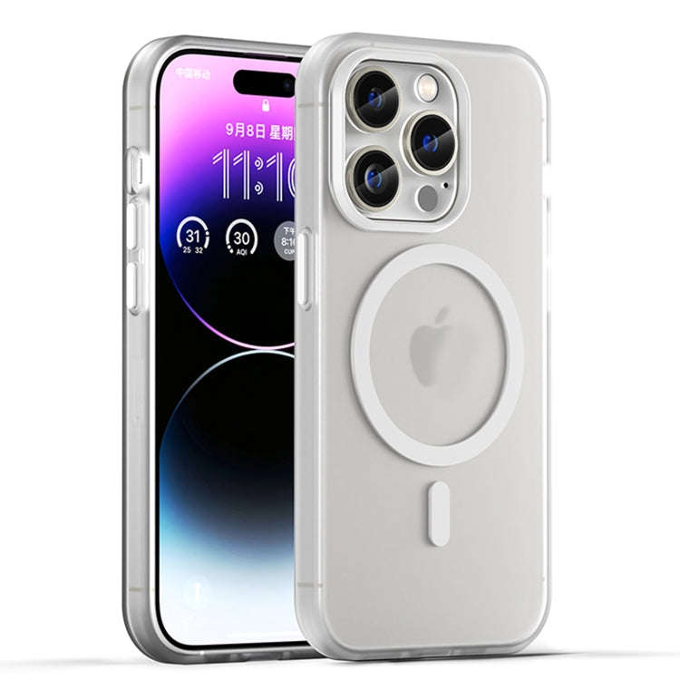 MagSafe Frosted Translucent TPU + PC Full Coverage Phone Case, For iPhone 15, For iPhone 14 Plus,...