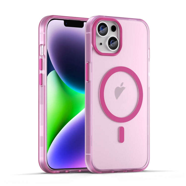 MagSafe Frosted Translucent TPU + PC Full Coverage Phone Case, For iPhone 15, For iPhone 14 Plus,...