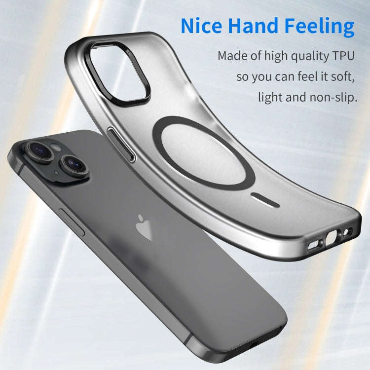 MagSafe Frosted Translucent TPU + PC Full Coverage Phone Case, For iPhone 15, For iPhone 14 Plus,...