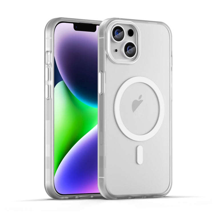 MagSafe Frosted Translucent TPU + PC Full Coverage Phone Case, For iPhone 15, For iPhone 14 Plus,...