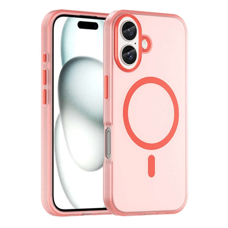 MagSafe Frosted Translucent TPU + PC Full Coverage Phone Case, For iPhone 16 Plus, For iPhone 16,...