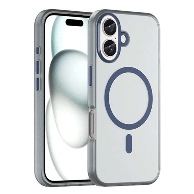 MagSafe Frosted Translucent TPU + PC Full Coverage Phone Case, For iPhone 16 Plus, For iPhone 16,...