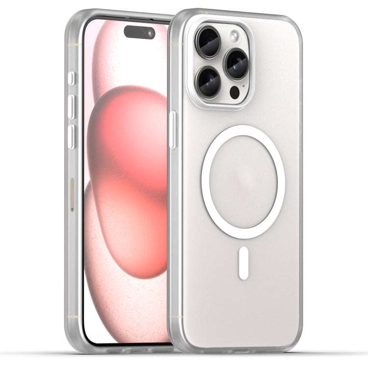 MagSafe Frosted Translucent TPU + PC Full Coverage Phone Case, For iPhone 16 Plus, For iPhone 16,...