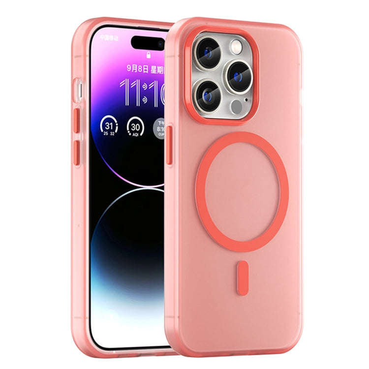 MagSafe Frosted Translucent TPU + PC Full Coverage Phone Case, For iPhone 15, For iPhone 14 Plus,...