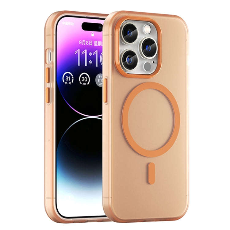 MagSafe Frosted Translucent TPU + PC Full Coverage Phone Case, For iPhone 15, For iPhone 14 Plus,...