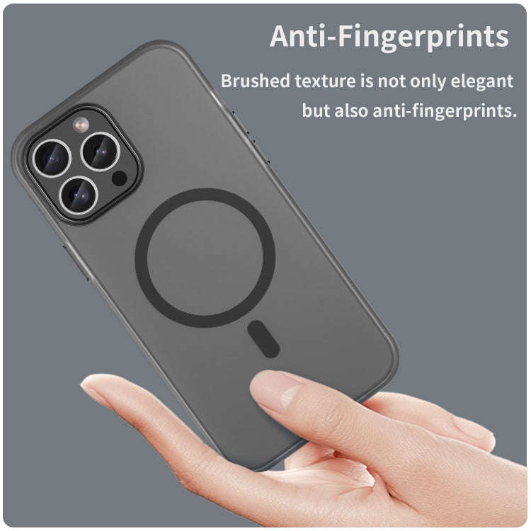 MagSafe Frosted Translucent TPU + PC Full Coverage Phone Case, For iPhone 12 Pro Max, For iPhone ...