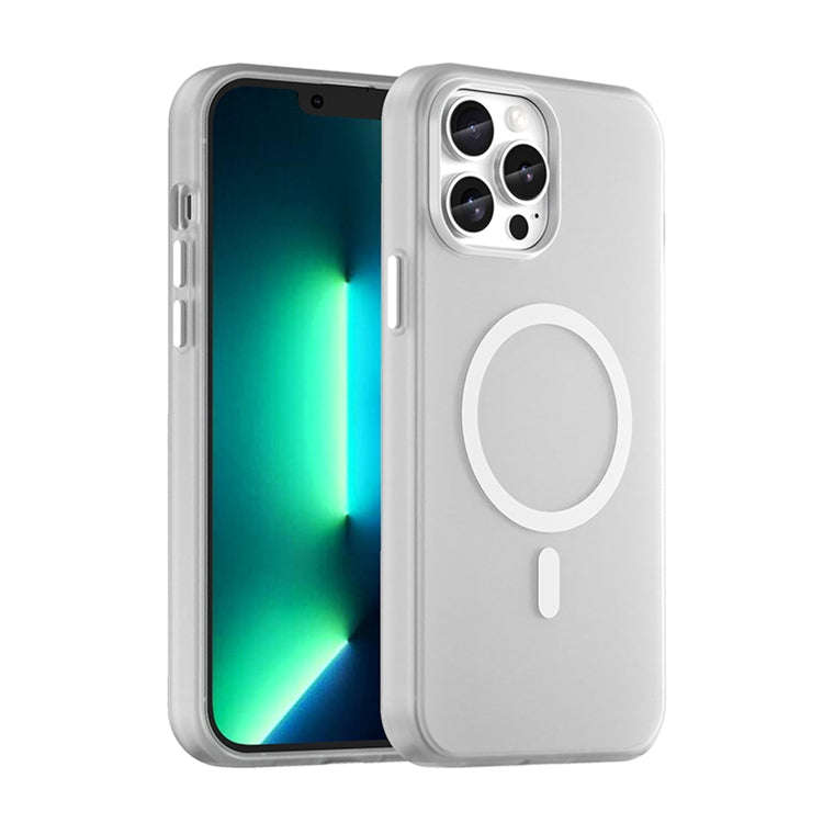 MagSafe Frosted Translucent TPU + PC Full Coverage Phone Case, For iPhone 12 Pro Max, For iPhone ...