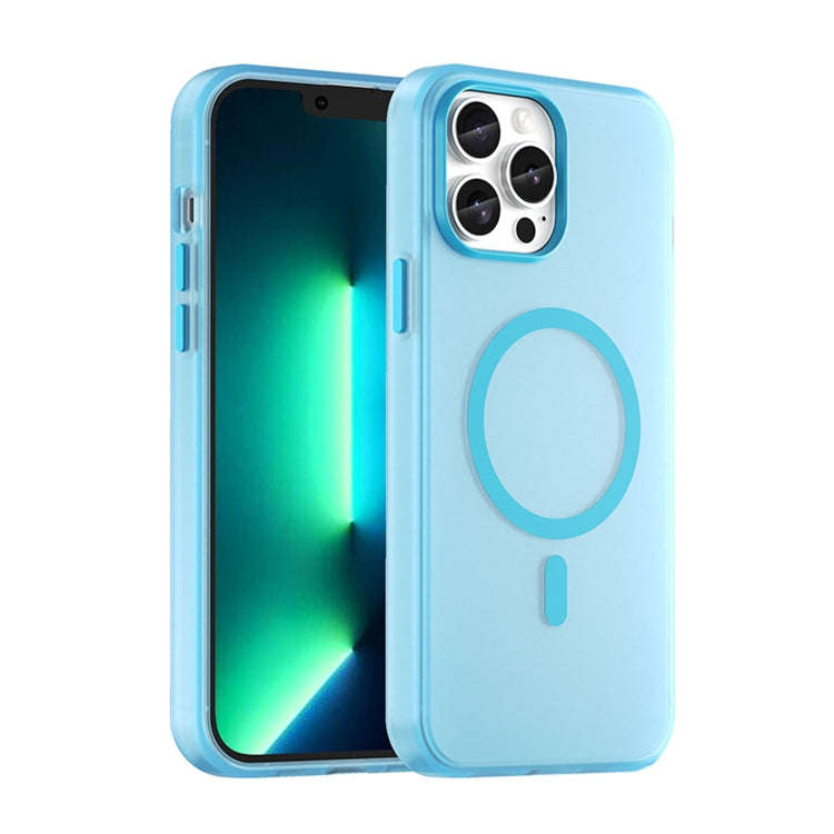 MagSafe Frosted Translucent TPU + PC Full Coverage Phone Case, For iPhone 12 Pro Max, For iPhone ...