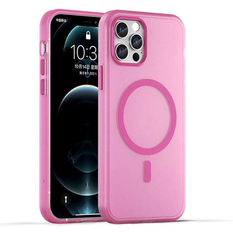 MagSafe Frosted Translucent TPU + PC Full Coverage Phone Case, For iPhone 12 Pro Max, For iPhone ...