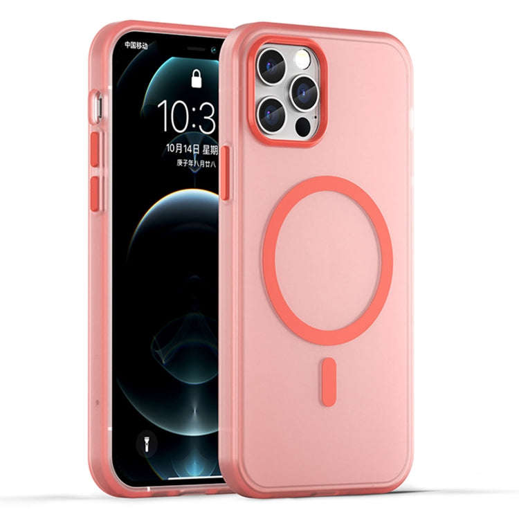 MagSafe Frosted Translucent TPU + PC Full Coverage Phone Case, For iPhone 12 Pro Max, For iPhone ...