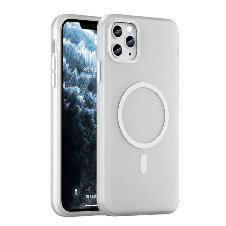 MagSafe Frosted Translucent TPU + PC Full Coverage Phone Case, For iPhone 12 Pro Max, For iPhone ...