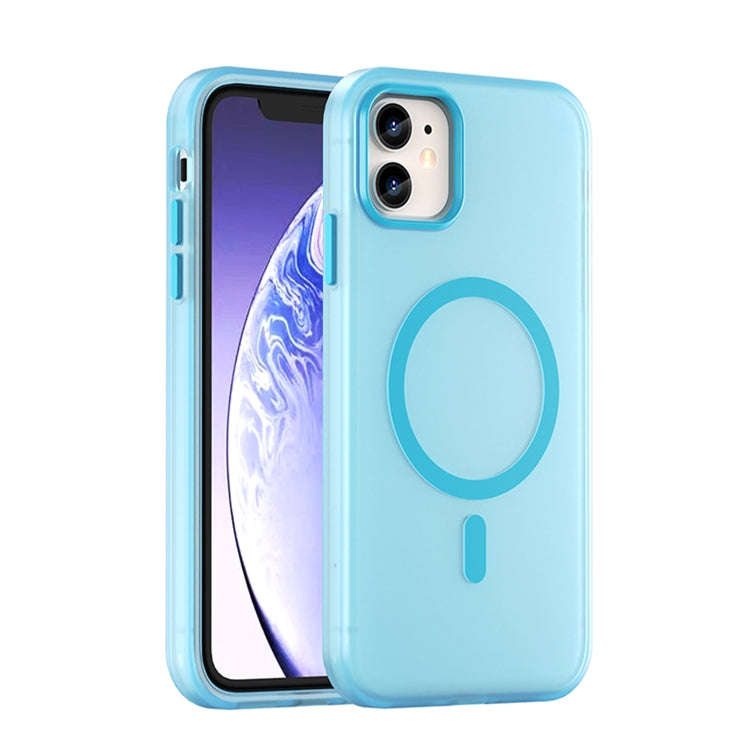 MagSafe Frosted Translucent TPU + PC Full Coverage Phone Case, For iPhone 12 Pro Max, For iPhone ...