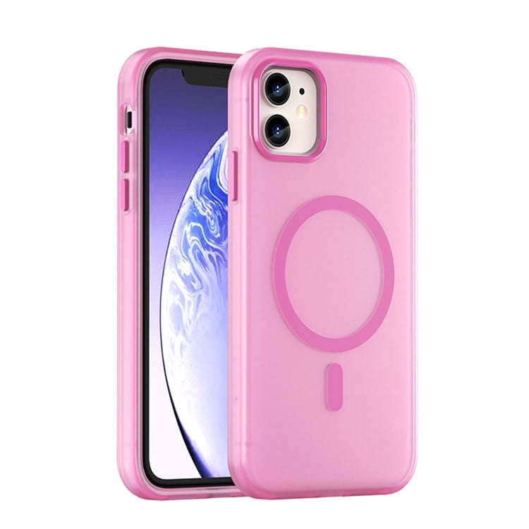 MagSafe Frosted Translucent TPU + PC Full Coverage Phone Case, For iPhone 12 Pro Max, For iPhone ...