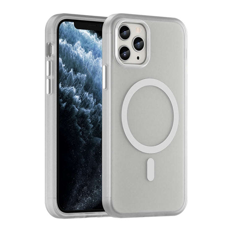 MagSafe Frosted Translucent TPU + PC Full Coverage Phone Case, For iPhone 12 Pro Max, For iPhone ...