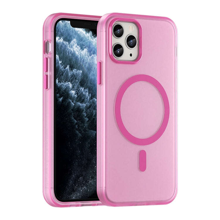MagSafe Frosted Translucent TPU + PC Full Coverage Phone Case, For iPhone 12 Pro Max, For iPhone ...