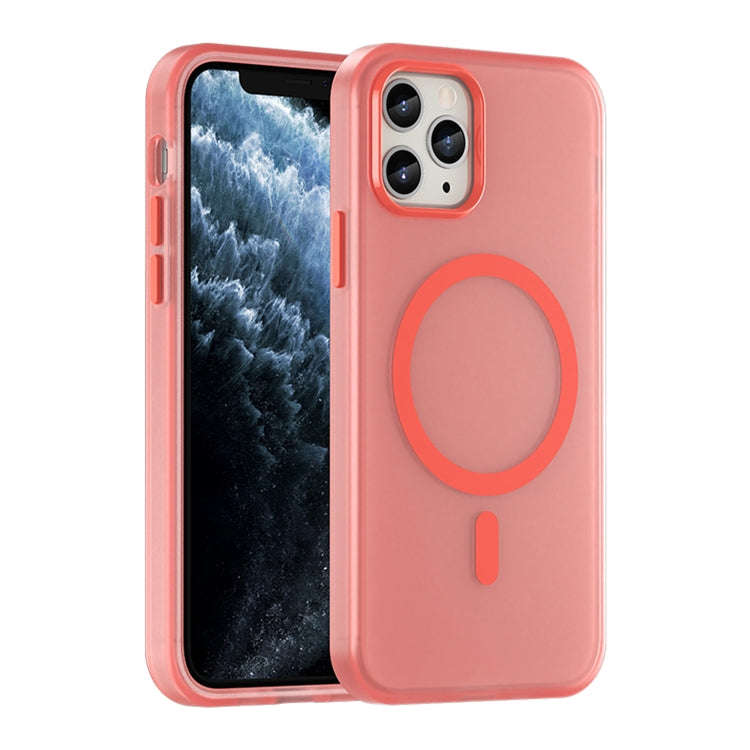 MagSafe Frosted Translucent TPU + PC Full Coverage Phone Case, For iPhone 12 Pro Max, For iPhone ...