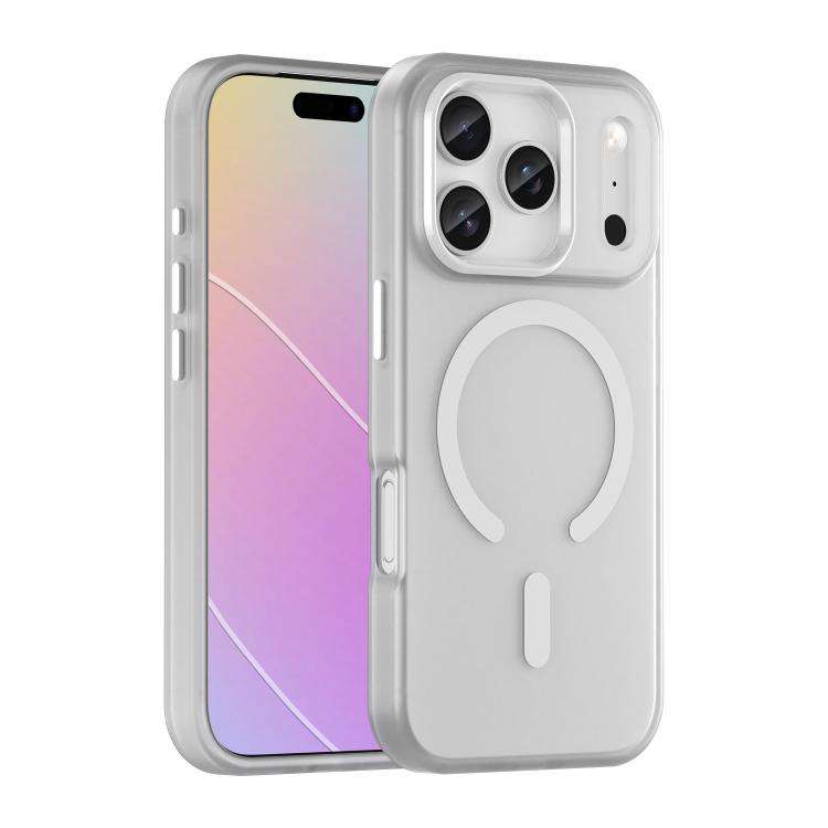 MagSafe Frosted Translucent TPU + PC Full Coverage Phone Case, For iPhone 18, For iPhone 18 Pro, ...