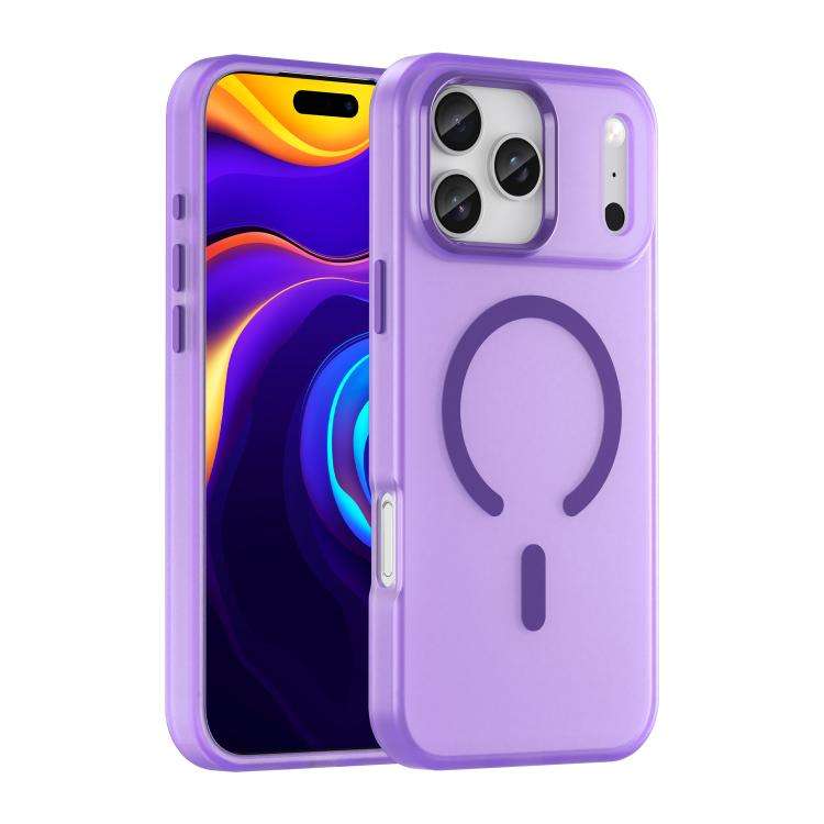MagSafe Frosted Translucent TPU + PC Full Coverage Phone Case, For iPhone 18, For iPhone 18 Pro, ...