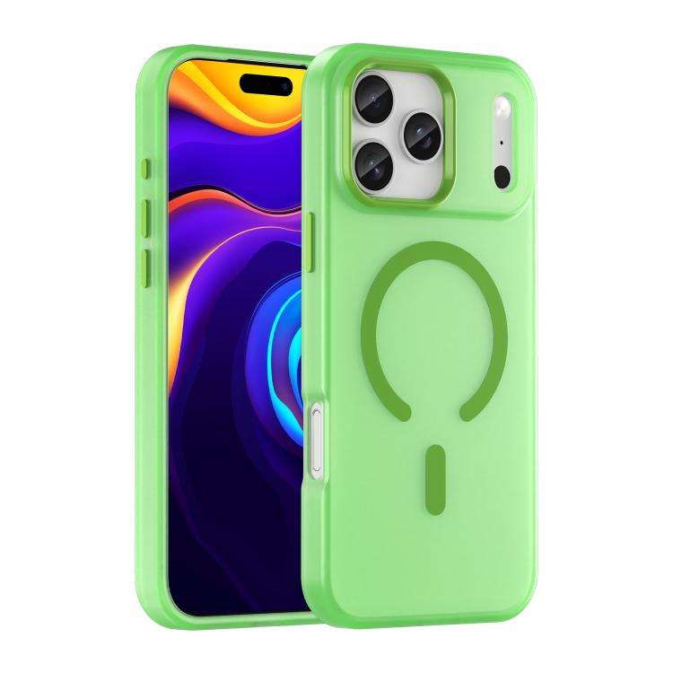 MagSafe Frosted Translucent TPU + PC Full Coverage Phone Case, For iPhone 18, For iPhone 18 Pro, ...