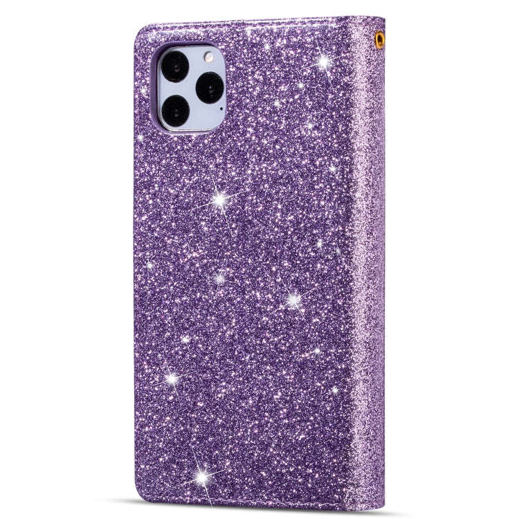 Multi-card Slots Starry Sky Laser Carving Glitter Zipper Horizontal Flip Leather Case with Holder...