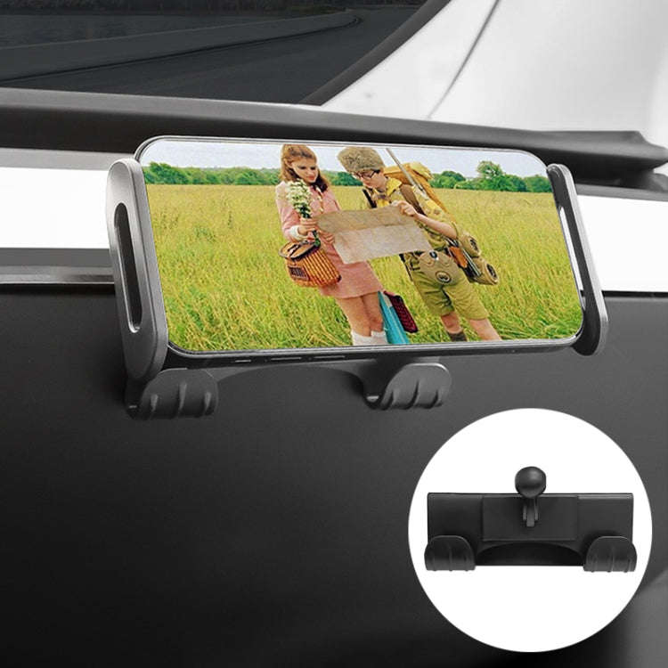 For Tesla Model 3 / Y Car Co-pilot Glove Box Hook Phone Tablet Holder, Hook Base, Hook Base + Pho...