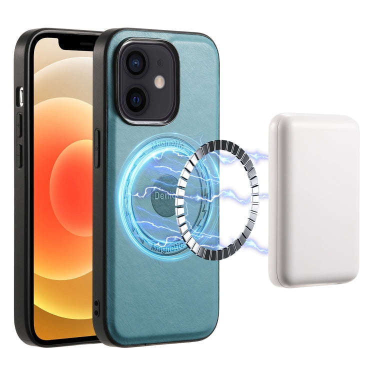 Denior Cowhide Texture Leather MagSafe Phone Case, For iPhone 13 Pro Max, For iPhone 13 Pro, For ...