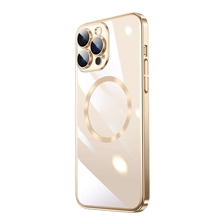 Magsafe Magnetic Electroplated PC Phone Case, For iPhone 15 Pro Max, For iPhone 15 Pro, For iPhon...