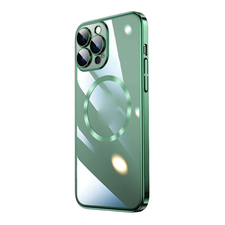 Magsafe Magnetic Electroplated PC Phone Case, For iPhone 15 Pro Max, For iPhone 15 Pro, For iPhon...