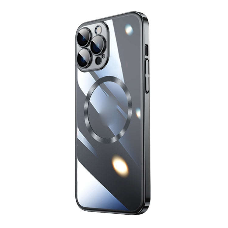 Magsafe Magnetic Electroplated PC Phone Case, For iPhone 15 Pro Max, For iPhone 15 Pro, For iPhon...