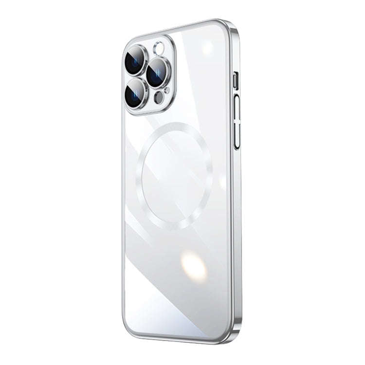 Magsafe Magnetic Electroplated PC Phone Case, For iPhone 15 Pro Max, For iPhone 15 Pro, For iPhon...
