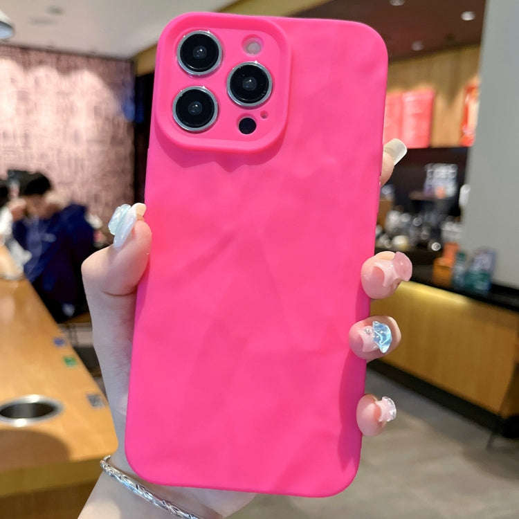 Frosted Wrinkles Texture TPU Phone Case, For iPhone 16 Pro Max, For iPhone 16 Pro, For iPhone 16 ...