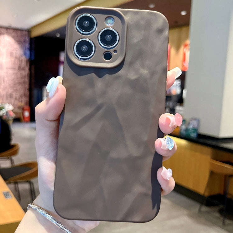 Frosted Wrinkles Texture TPU Phone Case, For iPhone 16 Pro Max, For iPhone 16 Pro, For iPhone 16 ...