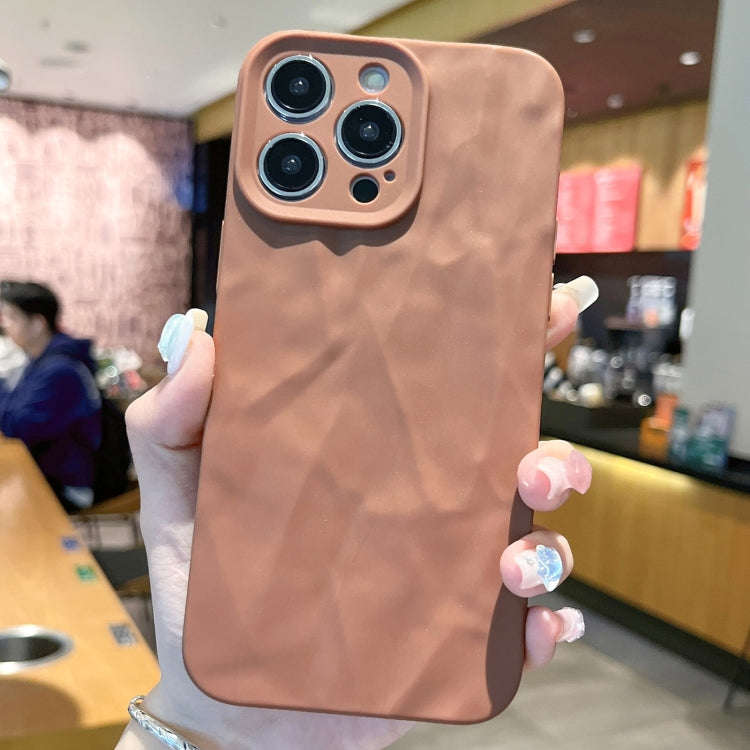 Frosted Wrinkles Texture TPU Phone Case, For iPhone 16 Pro Max, For iPhone 16 Pro, For iPhone 16 ...
