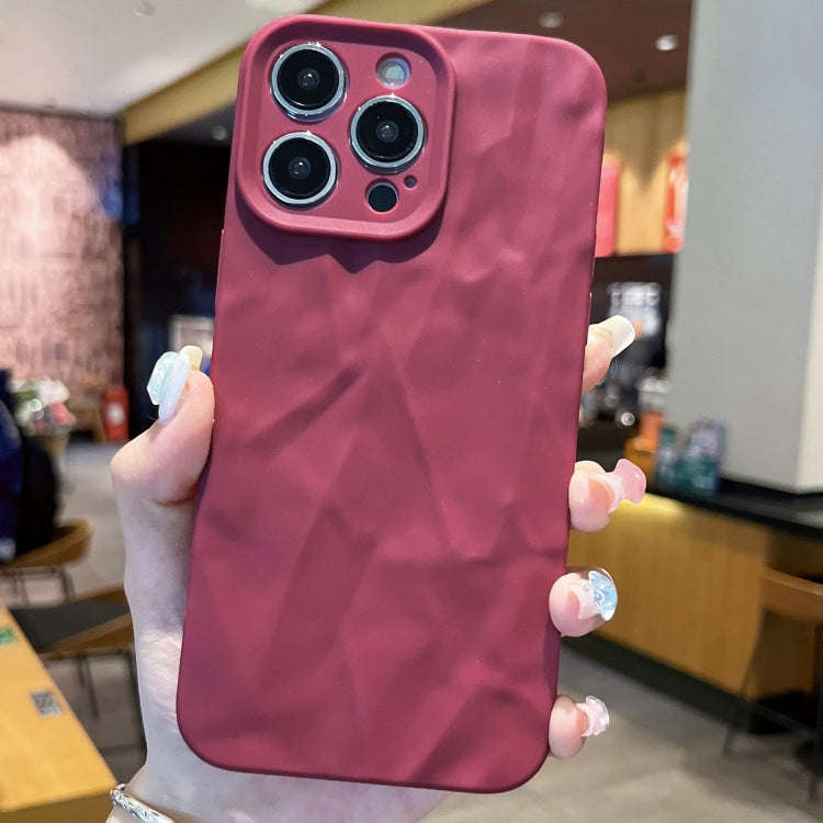 Frosted Wrinkles Texture TPU Phone Case, For iPhone 16 Pro Max, For iPhone 16 Pro, For iPhone 16 ...