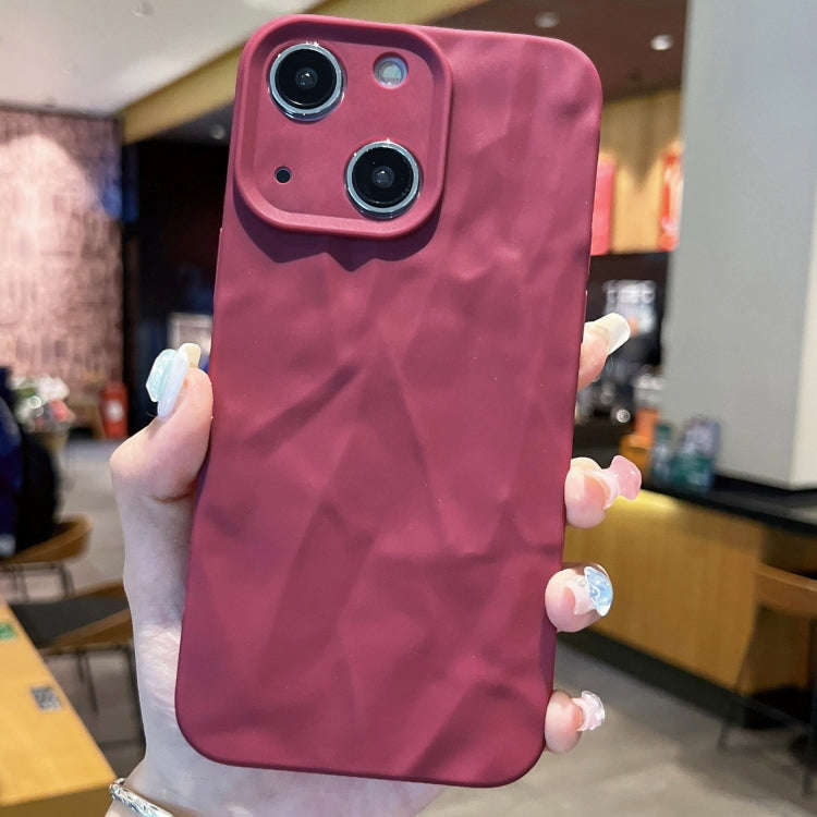 Frosted Wrinkles Texture TPU Phone Case, For iPhone 16 Pro Max, For iPhone 16 Pro, For iPhone 16 ...