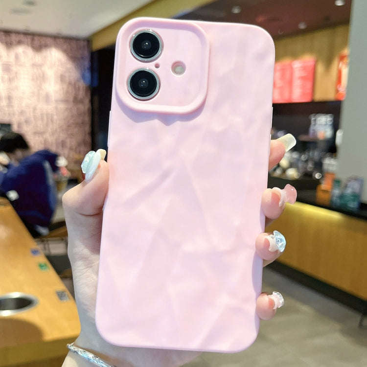 Frosted Wrinkles Texture TPU Phone Case, For iPhone 16 Pro Max, For iPhone 16 Pro, For iPhone 16 ...